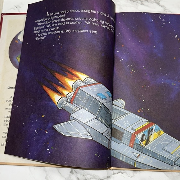 Vintage 1985 Masters of the Universe He-man smells trouble hardback book - Picture 6 of 10